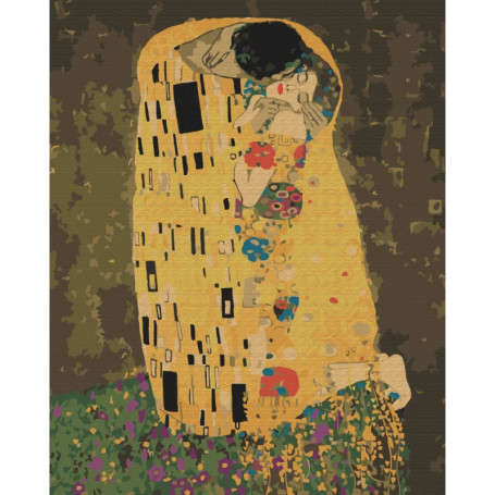 Obraz Paint it! Malowanie po numerach. Pocałunek Klimt