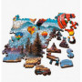 Gra puzzle drewniane 1000 elementów Kolorowe balony
