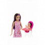 Lalka Barbie Skipper Klub Opiekunek Krzesełko Mini Urodziny GRP40