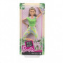 Lalka Barbie Made to Move Kwieciste Zielony strój