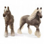 Figurka Koń srebrna klacz rasy Dapple
