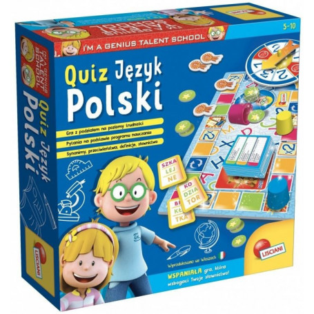 Mały Geniusz, Quiz - Jezyk Polski