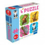 Puzzle z Pingwinem 4 puzle 4 elementy