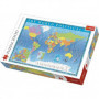 Puzzle 2000 elementów Polityczna mapa świata