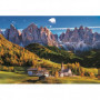 Puzzle 1500 elementów Dolina Val di Funes Dolomity Włochy