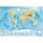 1000 elementów Mapa fizyczna świata