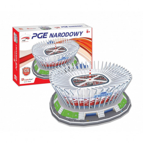 Puzzle 3D Stadion PGE Narodowy, 105 elementów