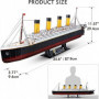 Puzzle 3D Titanic LED