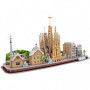 Puzzle 3D City Line Barcelona