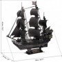 Puzzle 3D Duży zestaw okręt piracki Zemsta Królow