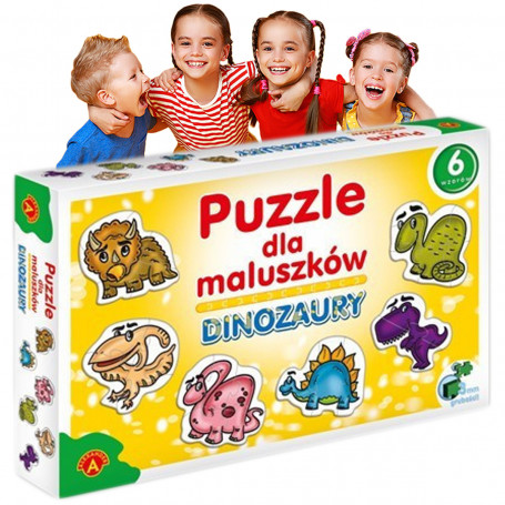 Puzzle dla Maluszków - Dinozaury 27 Elementów
