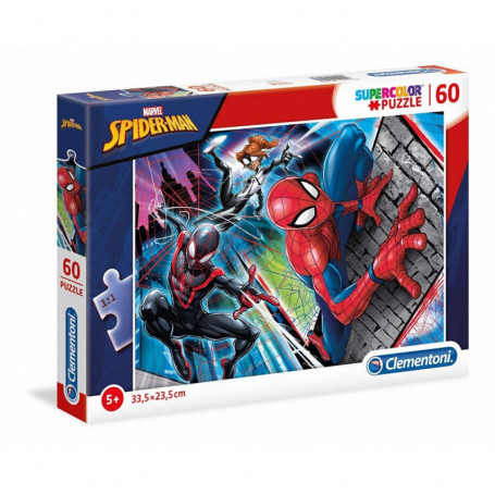 Puzzle 60 elementów Super Kolor - Spider-Man