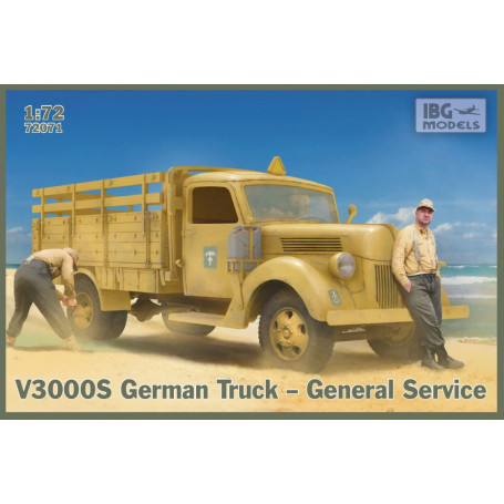 Model plastikowy Niemiecka ciężarówka General service V3000 S