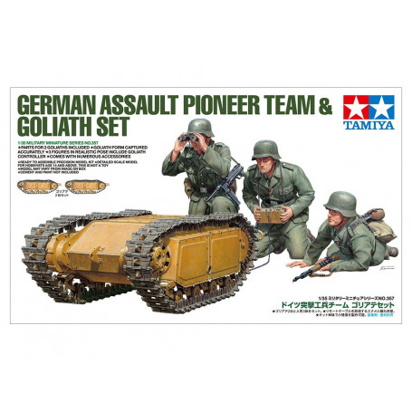 Model plastikowy Niemiecki Goliath z zespołem szturmowym