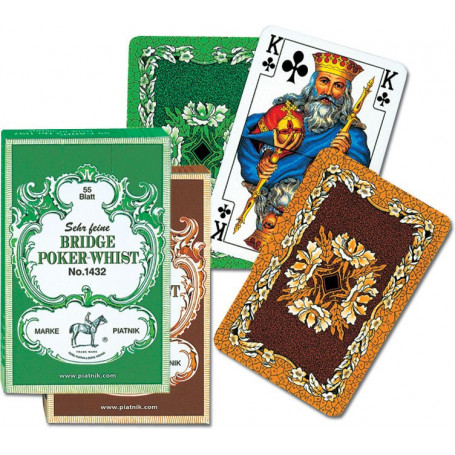 Karty Liść Dębu pojedyncza talia 55 kart