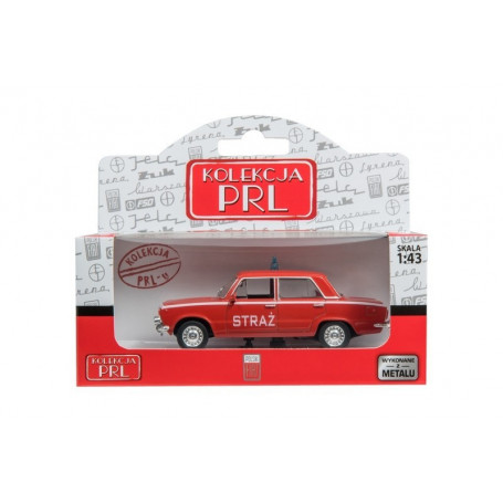 Pojazd PRL Fiat 125 Straż
