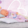 Różowe Śpioszki z Misiem Dla Lalki BABY BORN | Ubranko 36cm