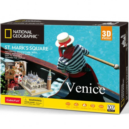 Puzzle 3D National Geographic - Wenecja